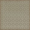 Pattern 81 the Lunchbox 72x72 Vintage Vinyl Floorcloth