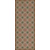 Pattern 81 the Soda Jerk 36x90 Vintage Vinyl Floorcloth