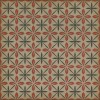 Pattern 81 the Soda Jerk 48x48 Vintage Vinyl Floorcloth