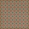 Pattern 81 the Soda Jerk 60x60 Vintage Vinyl Floorcloth