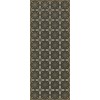 Pattern 81 the Transport Cafe 36x90 Vintage Vinyl Floorcloth