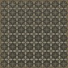 Pattern 81 the Transport Cafe 72x72 Vintage Vinyl Floorcloth