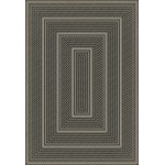 Pattern 85 Such a Cozy Room - Braided Rectangle 120x175 Vintage Vinyl Floorcloth