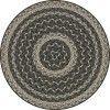 Pattern 85 Such a Cozy Room - Braided Round 36 Vintage Vinyl Floorcloth
