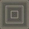 Pattern 85 Such a Cozy Room - Braided Square 60x60 Vintage Vinyl Floorcloth