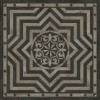 Artisanry - Caledonian - Expect a Masterpiece 48x48 Vintage Vinyl Floorcloth