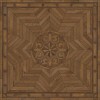 Artisanry - Caledonian - Source of Delight 96x96 Vintage Vinyl Floorcloth