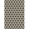 Artisanry - Illuminated – Black Star 120x175 Vintage Vinyl Floorcloth