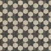 Artisanry - Illuminated – Black Star 48x48 Vintage Vinyl Floorcloth