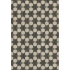 Artisanry - Illuminated – Black Star 52x76 Vintage Vinyl Floorcloth