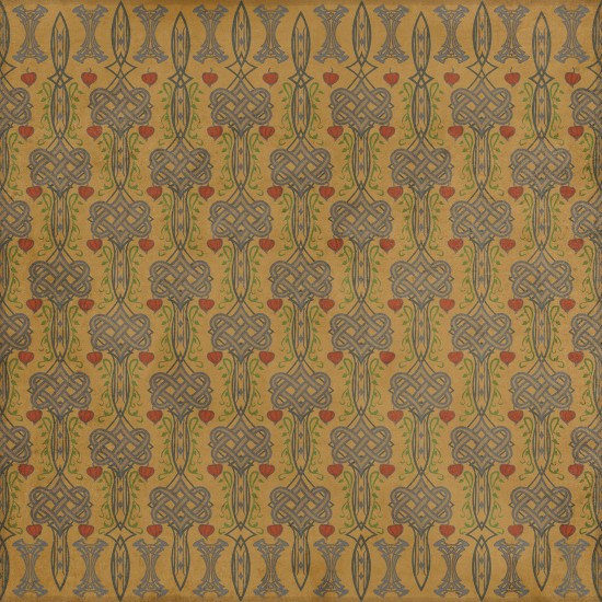 Artisanry - Lord Byron - It Is the Hour 60x60 Vintage Vinyl Floorcloth