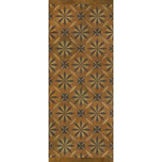 Artisanry - Roycrofter - Art and Life 36x90 Vintage Vinyl Floorcloth