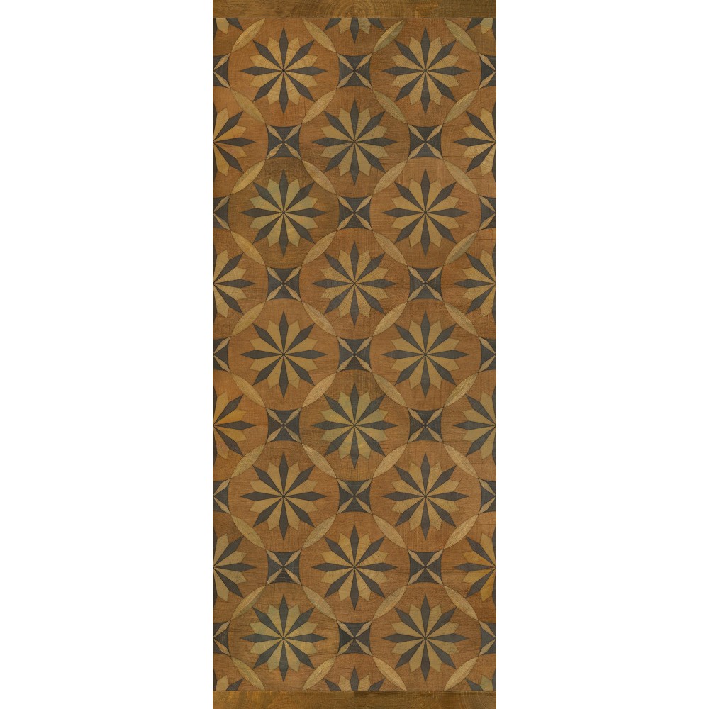 Artisanry - Roycrofter - Art and Life 36x90 Vintage Vinyl Floorcloth