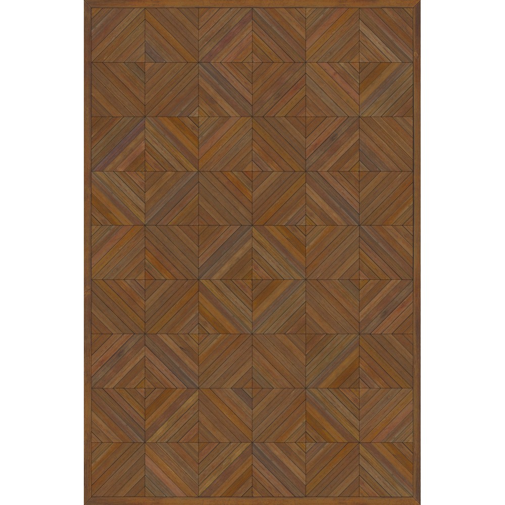 Artisanry - School of Thought - A Quick Study 24x36 Vintage Vinyl Floorcloth