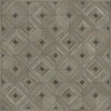 Artisanry - School of Thought - Bright Idea 60x60 Vintage Vinyl Floorcloth