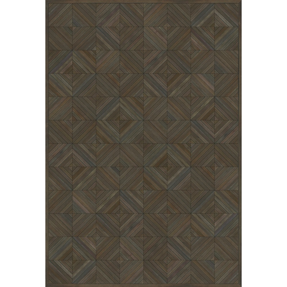Artisanry - School of Thought - So to Speak 52x76 Vintage Vinyl Floorcloth
