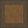 Artisanry - University - Cambridge 120x120 Vintage Vinyl Floorcloth