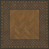 Artisanry - University - Cambridge 60x60 Vintage Vinyl Floorcloth