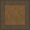 Artisanry - University - Cambridge 96x96 Vintage Vinyl Floorcloth