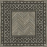 Artisanry - University - Columbia 48x48 Vintage Vinyl Floorcloth