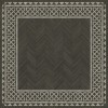 Artisanry - University - Duke 120x120 Vintage Vinyl Floorcloth