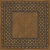 Artisanry - University - Dulwich 36x36 Vintage Vinyl Floorcloth