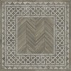 Artisanry - University - Glasgow 48x48 Vintage Vinyl Floorcloth