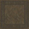 Artisanry - University - Princeton 96x96 Vintage Vinyl Floorcloth