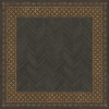 Artisanry - University - Stanford 120x120 Vintage Vinyl Floorcloth