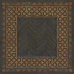Artisanry - University - Stanford 36x36 Vintage Vinyl Floorcloth