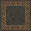 Artisanry - University - Stanford 72x72 Vintage Vinyl Floorcloth