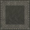 Artisanry - University - Wellington 72x72 Vintage Vinyl Floorcloth