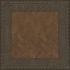 Artisanry - University - Wharton 120x120 Vintage Vinyl Floorcloth