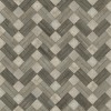 Artisanry - Woodson - Voysey 36x36 Vintage Vinyl Floorcloth