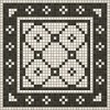 Mosaic A – Allerton Avenue 36x36 Vintage Vinyl Floorcloth