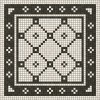 Mosaic A – Allerton Avenue 48x48 Vintage Vinyl Floorcloth