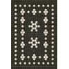 Mosaic B - Belmont Park 20x30 Vintage Vinyl Floorcloth