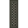 Mosaic B - Belmont Park 36x115 Vintage Vinyl Floorcloth