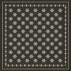Mosaic B - Belmont Park 96x96 Vintage Vinyl Floorcloth