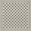 Mosaic B - Clemont Avenue 120x120 Vintage Vinyl Floorcloth
