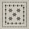 Mosaic B - Clemont Avenue 36x36 Vintage Vinyl Floorcloth