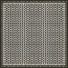 Mosaic C - Catherine Street 120x120 Vintage Vinyl Floorcloth