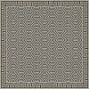 Mosaic E - Jackson Heights 120x120 Vintage Vinyl Floorcloth