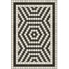 Mosaic E - Jackson Heights 20x30 Vintage Vinyl Floorcloth