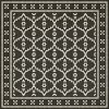 Mosaic F - Kingsbridge Road 72x72 Vintage Vinyl Floorcloth