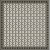 Mosaic F - Pelham Bay Park 120x120 Vintage Vinyl Floorcloth