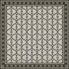 Mosaic F - Pelham Bay Park 96x96 Vintage Vinyl Floorcloth