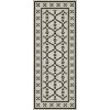 Mosaic F - Queensboro Plaza 36x90 Vintage Vinyl Floorcloth