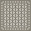 Mosaic F - Queensboro Plaza 72x72 Vintage Vinyl Floorcloth