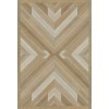 Norwegian - Bohemian - Romani 52x76 Vintage Vinyl Floorcloth